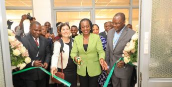 Cabinet Secretary Hon. Soipan Tuya inaugurates the Regional Centre of Excellence for Biodiversity, Forests, and Seascape Ecosystems Management at RCMRD 