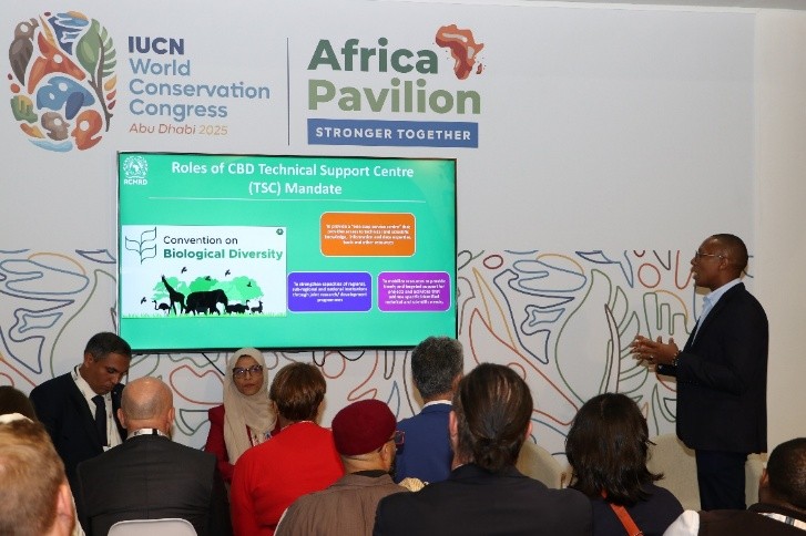 Presentation at the IUCN Africa Pavilion