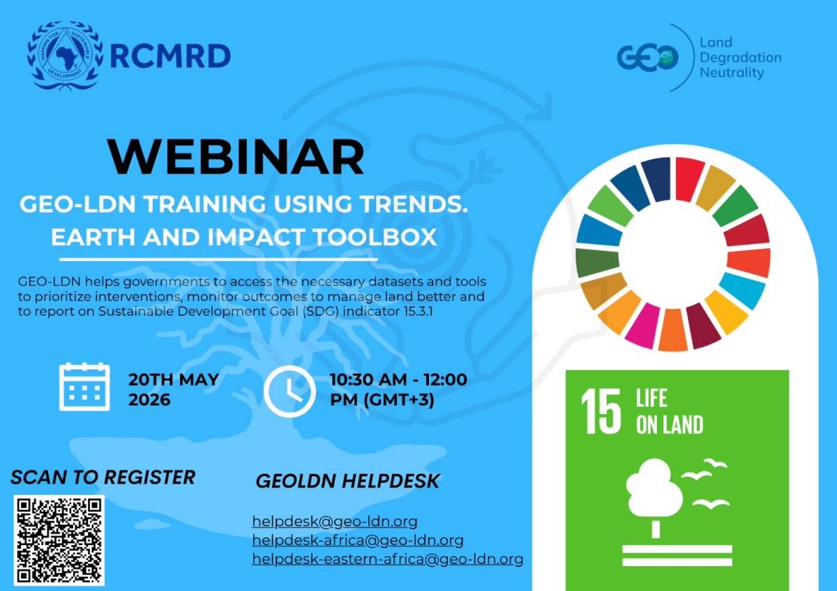 Upcoming Webinar Alert: Geo-LDN Training using Trends. Earth and IMPACT Toolbox